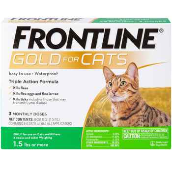 Frontline Gold 3 pk Cats & Kittens product detail number 1.0
