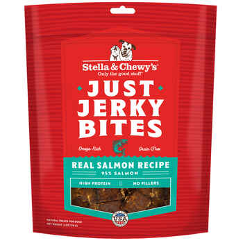 Stella & Chewy's Just Jerky Bites Real Salmon Recipe Dog Treats 6oz product detail number 1.0