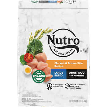 Nutro Natural Choice Large Breed Adult Dry Dog Food, Chicken & Brown Rice Recipe Dry Dog Food 13 lb Bag product detail number 1.0