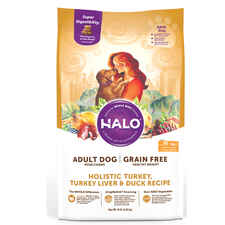 Halo Holistic Healthy Weight Grain Free Turkey, Turkey Liver & Duck Dry Dog Food-product-tile