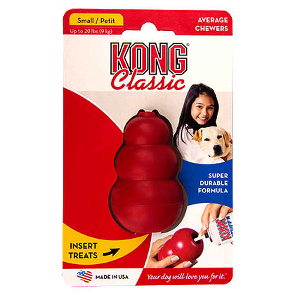 Kong Classic Dog Toy, Red, Small