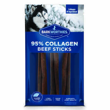Barkworthies Collagen Beef Sticks for Dogs 6" 3pk product detail number 1.0
