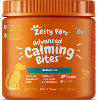 Zesty Paws Advanced Calming Bites for Dogs Turkey - 90ct product detail number 1.0