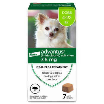 Advantus Oral Flea Treatment Soft Chews for Dogs 7.5 mg 7 ct product detail number 1.0