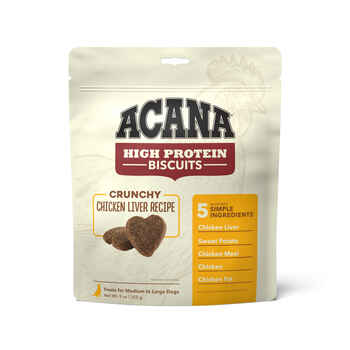 ACANA Crunchy Chicken Liver Recipe High-Protein Dog Treats Large 9 oz Bag product detail number 1.0