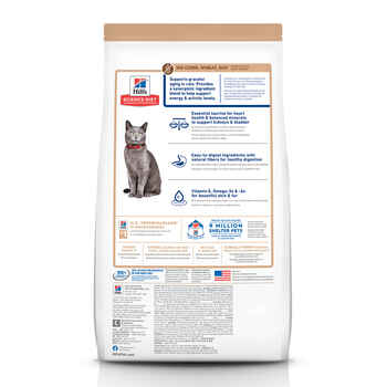 Hill's Science Diet Adult 7+ No Corn, Wheat or Soy Chicken Recipe Dry Cat Food - 15 lb Bag
