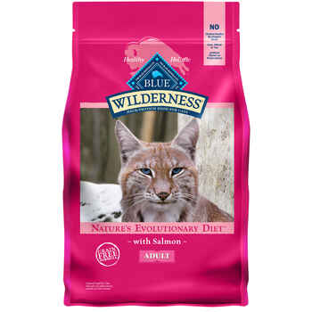 Blue Buffalo BLUE Wilderness Adult Salmon Recipe Grain-Free Dry Cat Food 5 lb Bag product detail number 1.0