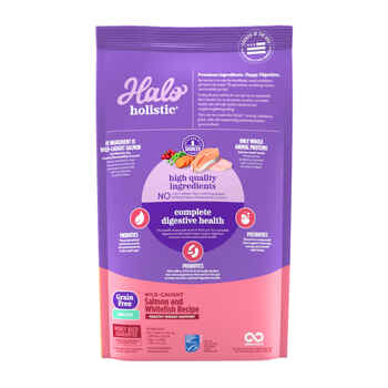 Halo Holistic Healthy Weight Support Wild-Caught Salmon & Whitefish Indoor Dry Cat Food 10lb