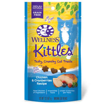Wellness Kittles Crunchy Chicken & cran Cat Treats 2-oz product detail number 1.0