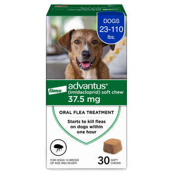 Advantus Oral Flea Treatment Soft Chews for Dogs 37.5 mg 30 ct product detail number 1.0