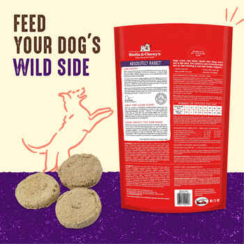 Stella & Chewy's Absolutely Rabbit Dinner Patties Freeze-Dried Raw Dog Food