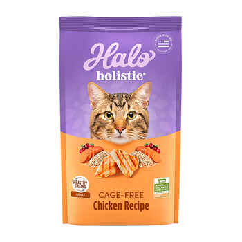 Halo Holistic Adult Cat Healthy Grains Cage-Free Chicken Recipe Dry Cat Food 10lb bag product detail number 1.0
