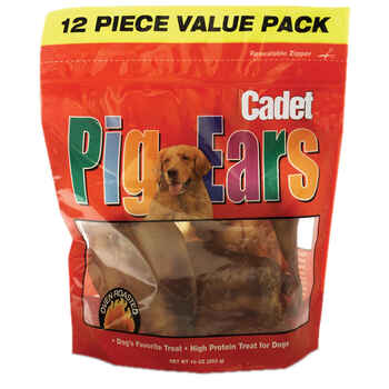 Cadet Natural Pig Ears 12 pack product detail number 1.0