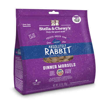 Stella & Chewy's Absolutely Rabbit Dinner Morsels Freeze-Dried Raw Cat Food 3.5oz product detail number 1.0