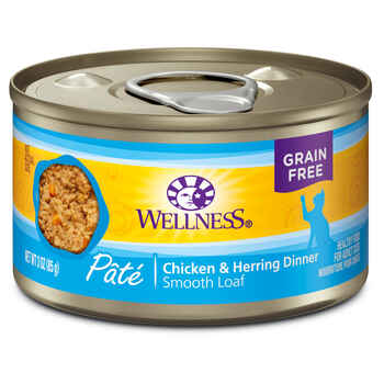 Wellness Complete Health Pate Chicken & Herring Dinner Wet Cat Food 3 oz Cans - Case of 24 product detail number 1.0