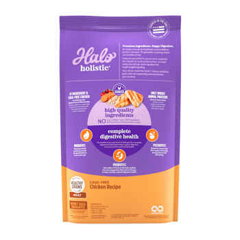Halo Holistic Adult Cat Healthy Grains Cage-Free Chicken Recipe Dry Cat Food 10lb bag