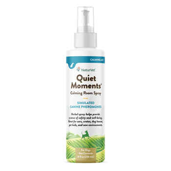 NaturVet Quiet Moments Herbal Calming Room Spray Canine 8 fluid oz product detail number 1.0