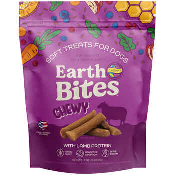 Earthborn Holistic Earth Bites Chewy Lamb Protein Grain Free Soft Dog Treats 7 oz Bag product detail number 1.0