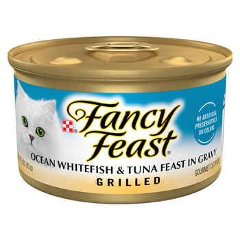Fancy Feast Grilled Ocean Whitefish & Tuna Feast Wet Cat Food 3 oz. Cans - Case of 24 product detail number 1.0