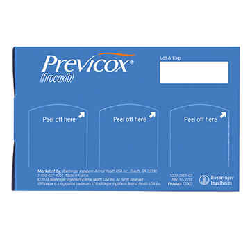 Previcox 227 mg Tablets 60 ct | 1800PetMeds