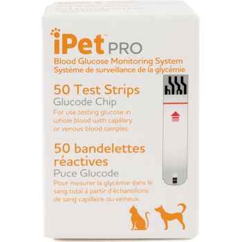 iPet PRO Blood Glucose Monitoring System Test Strips 50 ct product detail number 1.0