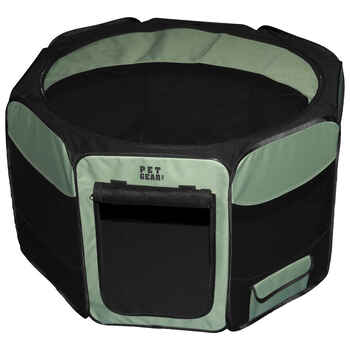 Pet Gear Travel Lite Indoor Soft-Sided Pet Pen with Removable Top Sage 46" product detail number 1.0