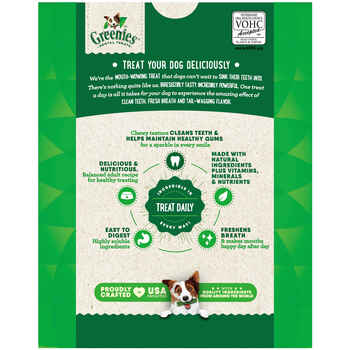 GREENIES Original Petite Natural Dental Dog Treats - 12 oz. Pack (20 Treats)