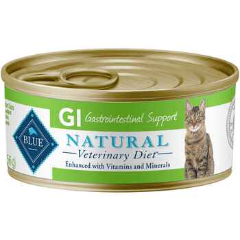 BLUE Natural Veterinary Diet GI Gastrointestinal Support- Canned Cat Food 5.5 oz - Case of 24 product detail number 1.0