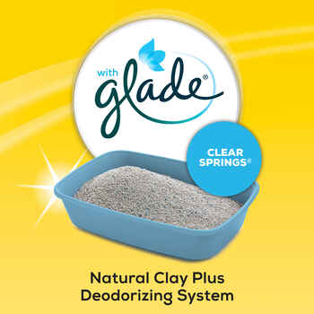 Tidy Cats Clumping Multi Cat Litter Glade Clear Springs Scent 20-lb Jug