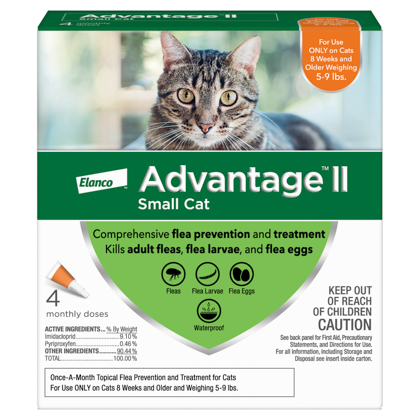 Advantage Ii Dosage Chart For Cats
