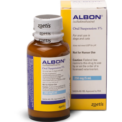 Albon Suspension for Dogs and Cats - 1800PetMeds