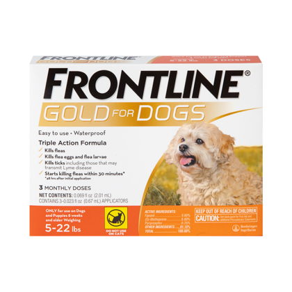 Frontline Dog Dosage Chart