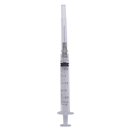 3cc (3 ml) Luer-Slip syringe with a 3/4