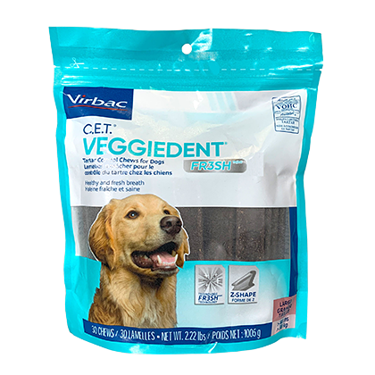 C.E.T. VeggieDent FR3SH Chews for Dogs
