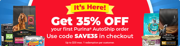 Get 35% OFF with AutoShip | Use code SAVE35
