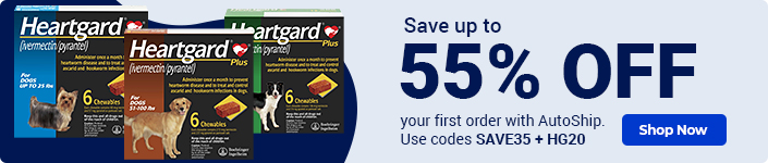 Save up to 55% Heartgard Plus!