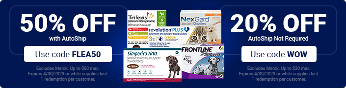 Save up to 40% on Flea & Tick Products