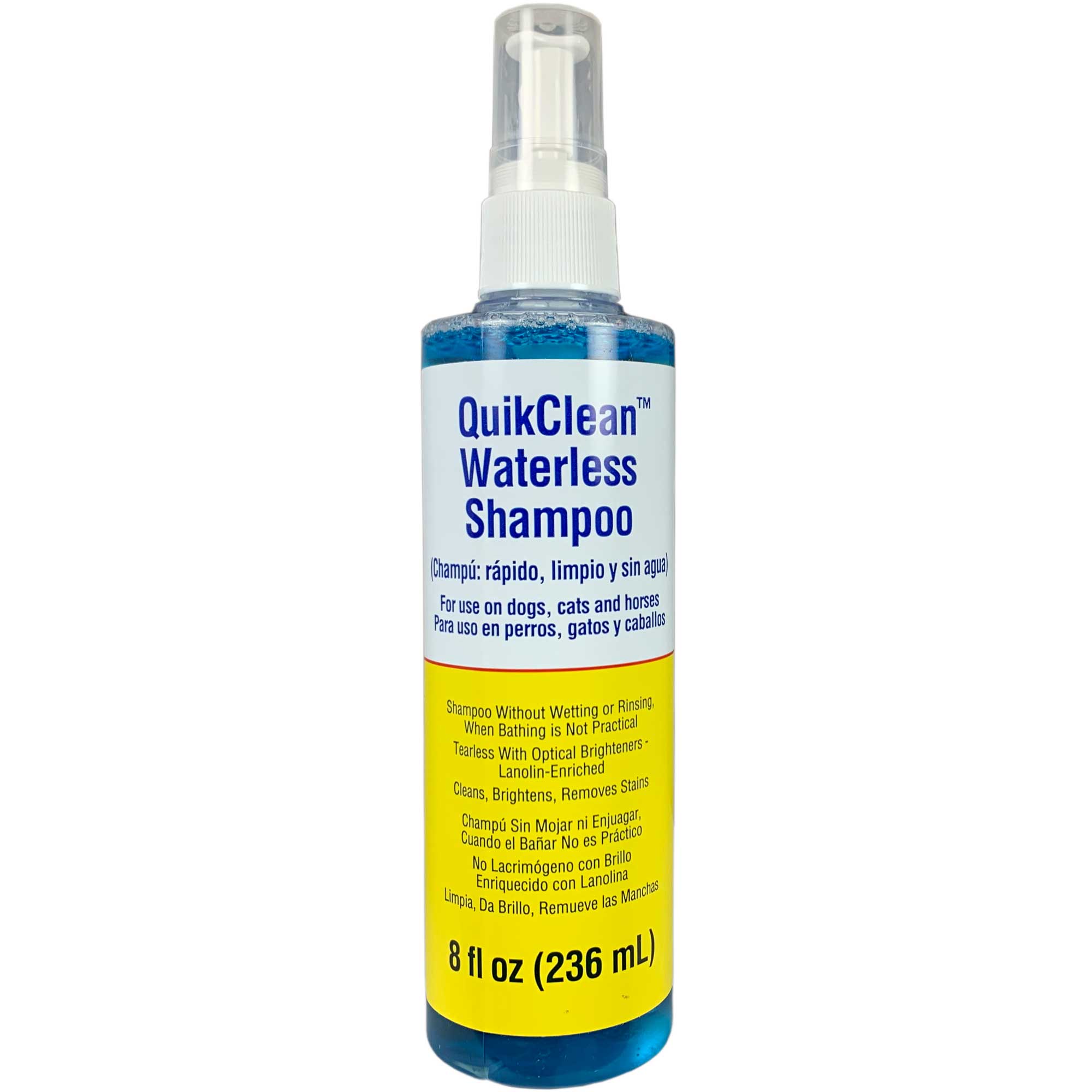 QuikClean Waterless Shampoo Usage