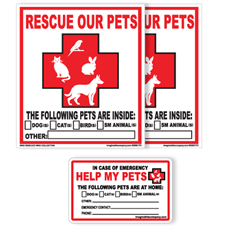 Rescue Our Pets Sign Usage