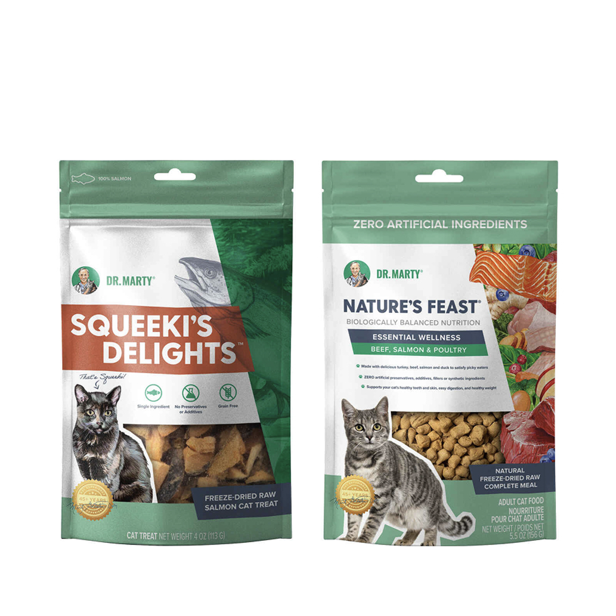 Bundle: Dr. Marty Freeze-Dried Food & Treats - Essential Wellness Bundle for Cats-product-tile