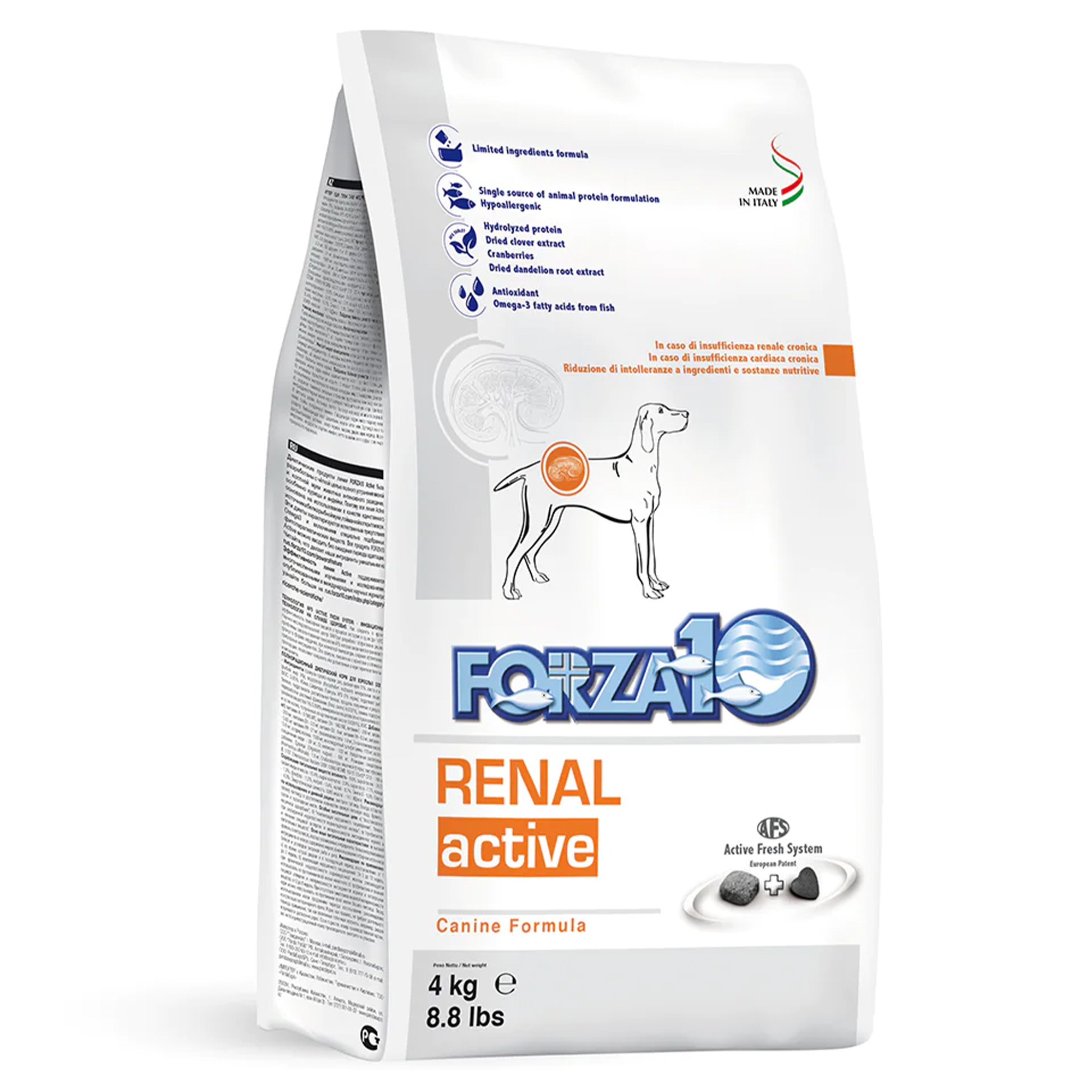 Forza10 Nutraceutic Active Kidney Renal Support Diet Dry Dog Food Usage