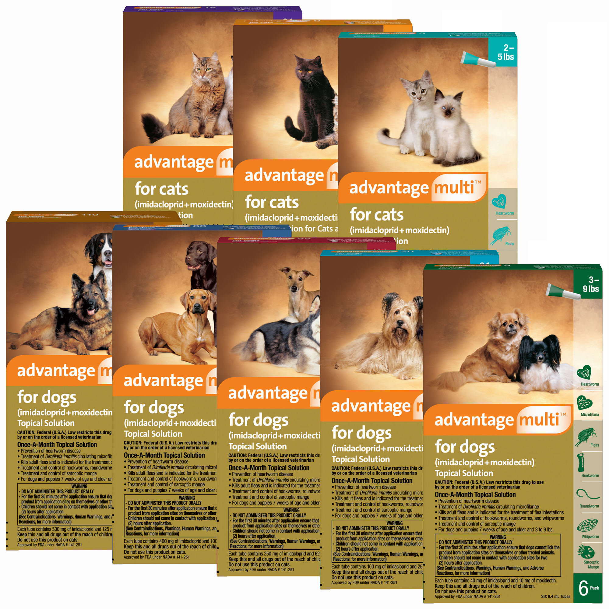 Heartworm Medication Advantage Multi For Dogs Price ADVANTAGE - Main Image