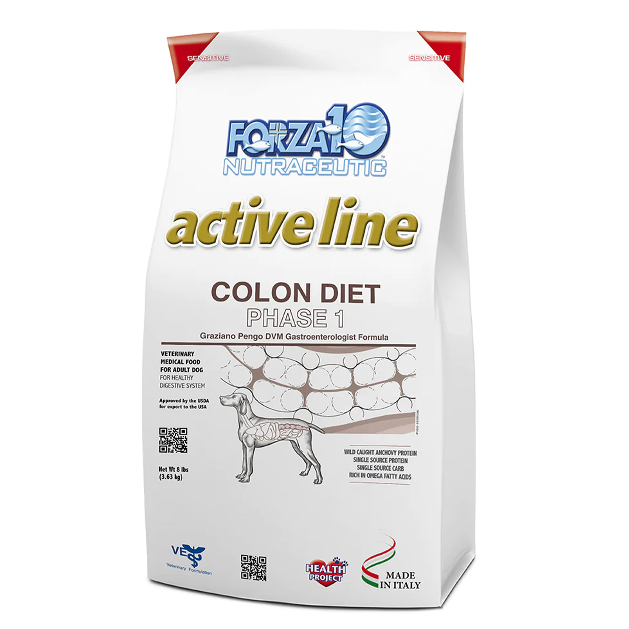 Forza10 Nutraceutic Active Colon Diet Phase 1 Dry Dog Food Usage