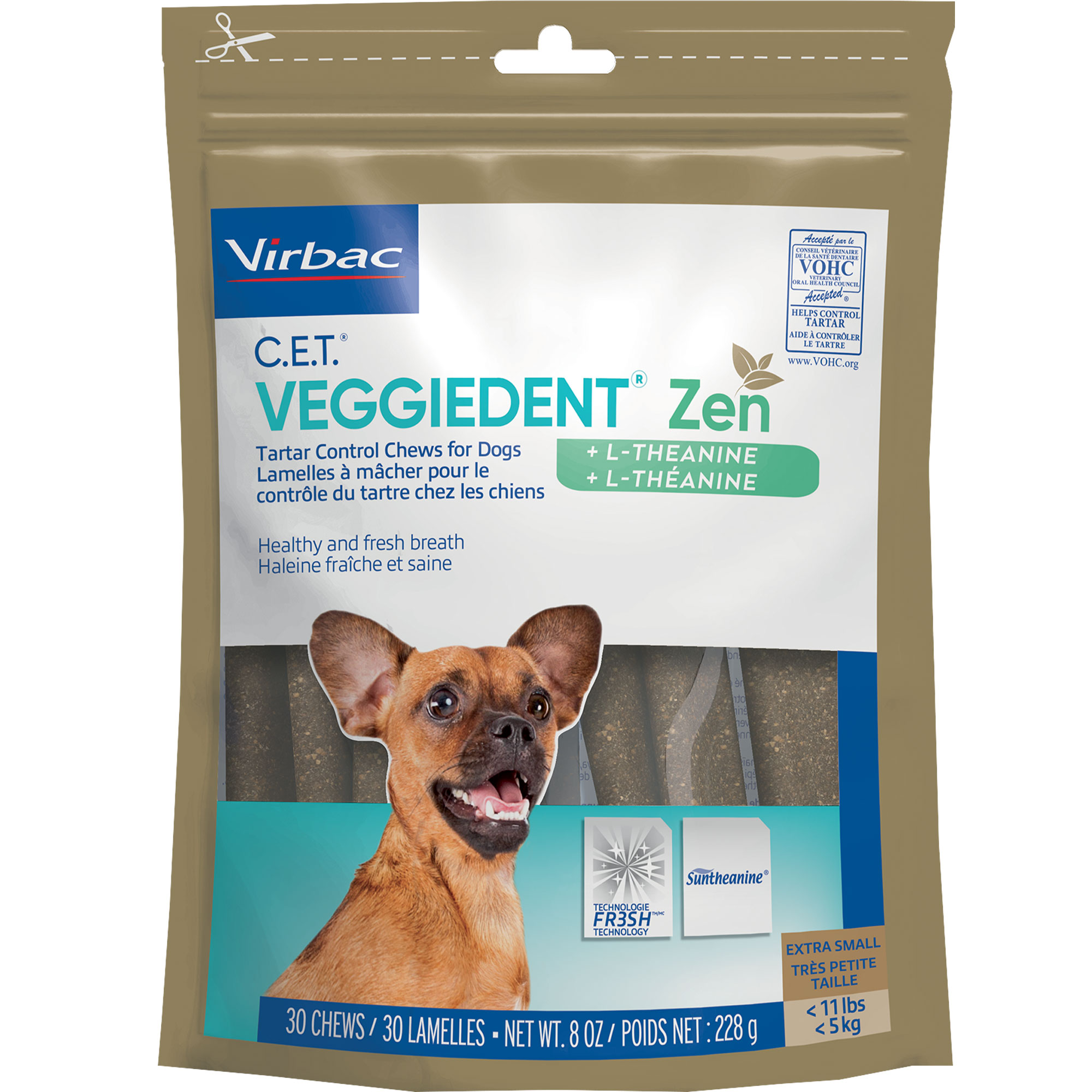 C.E.T. VEGGIEDENT Zen Tartar Control Chews for Dogs Usage