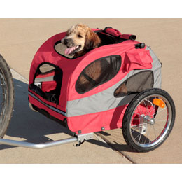 Happy Ride Dog Aluminum Bicycle Trailer Usage