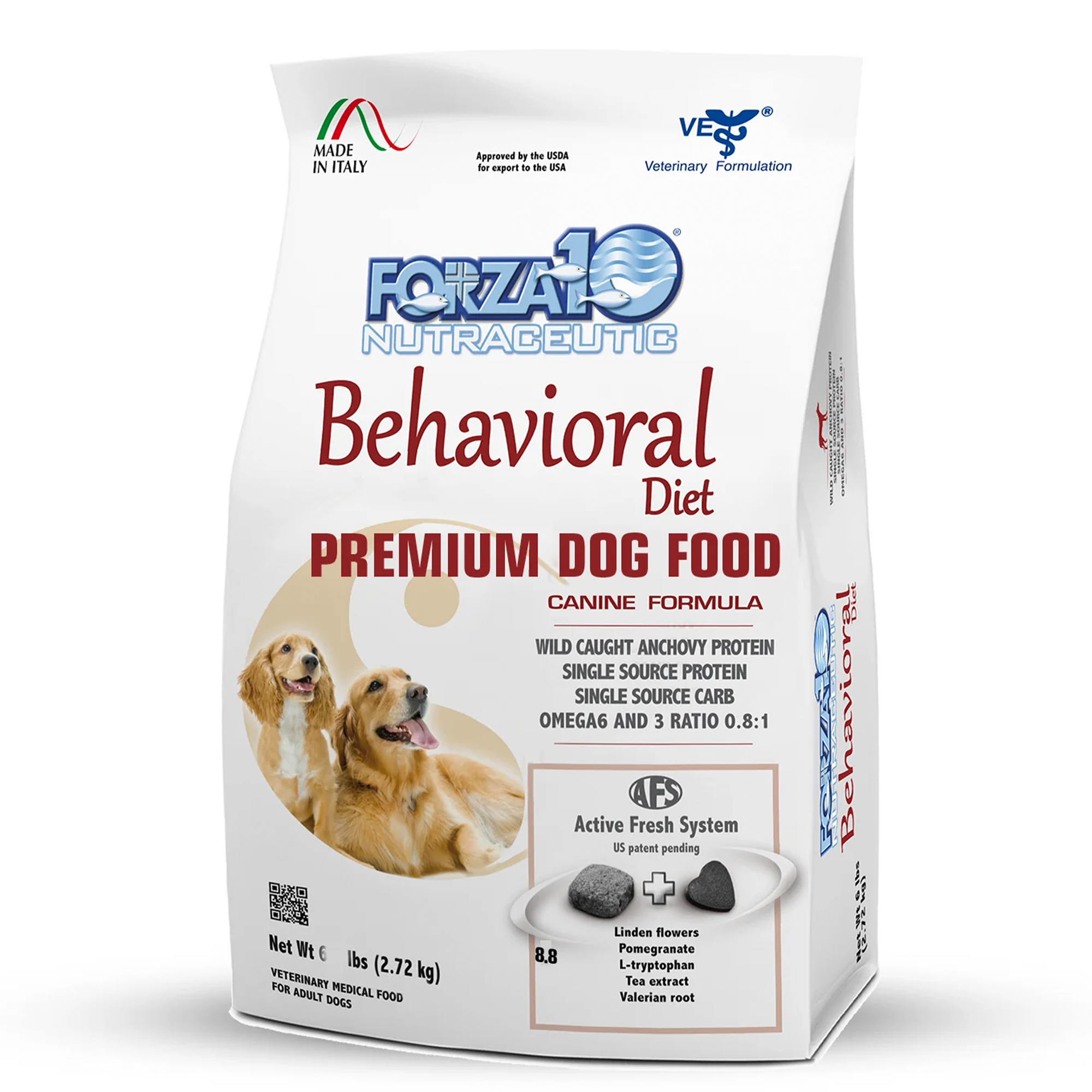 Forza10 Nutraceutic Active Behavioral Support Diet Dry Dog Food Usage