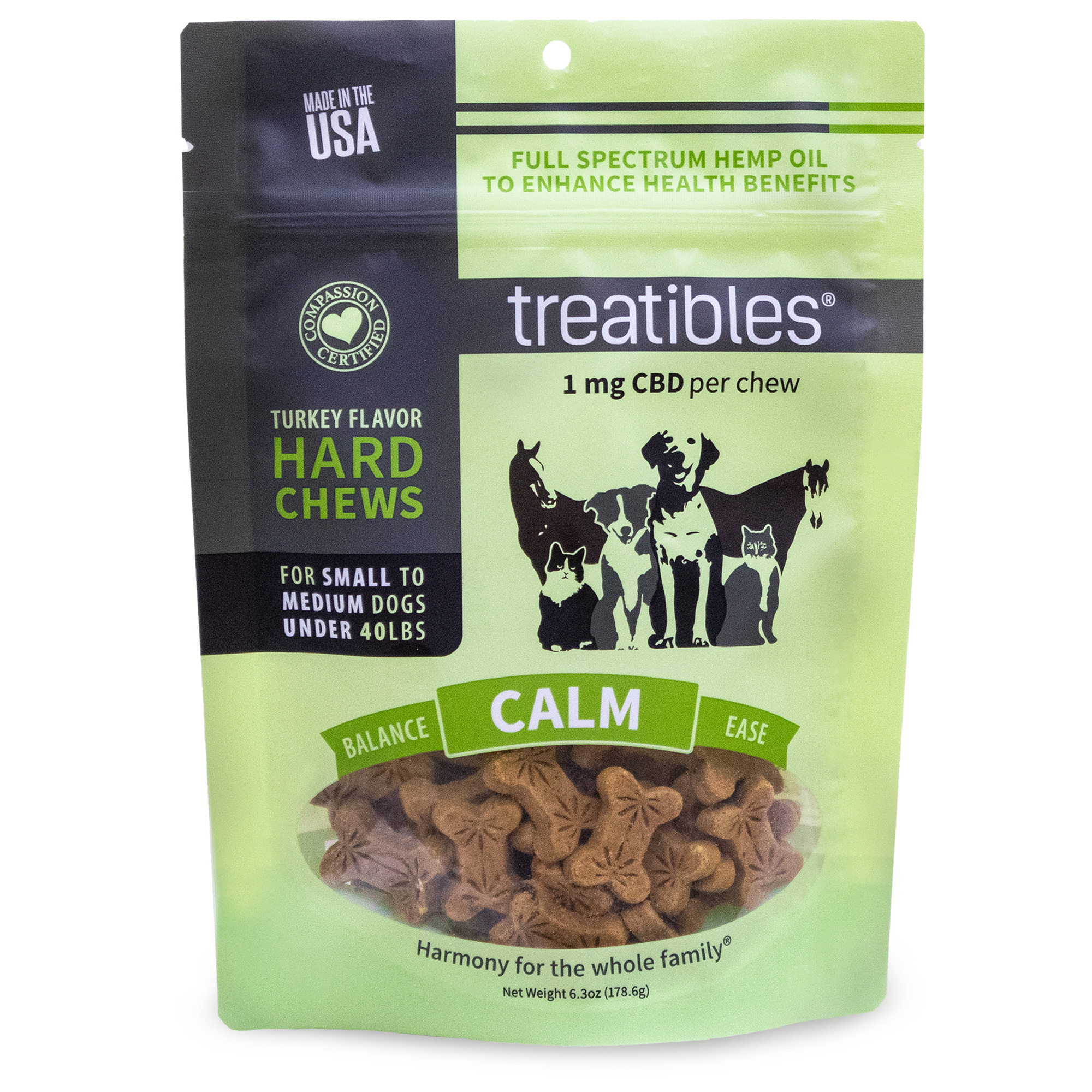 Treatibles Calm Hard Chews Usage