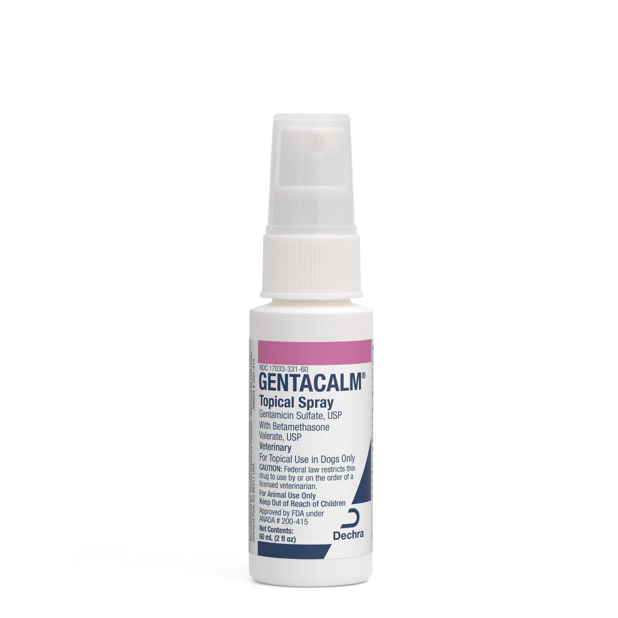 GentaCalm Topical Spray Usage