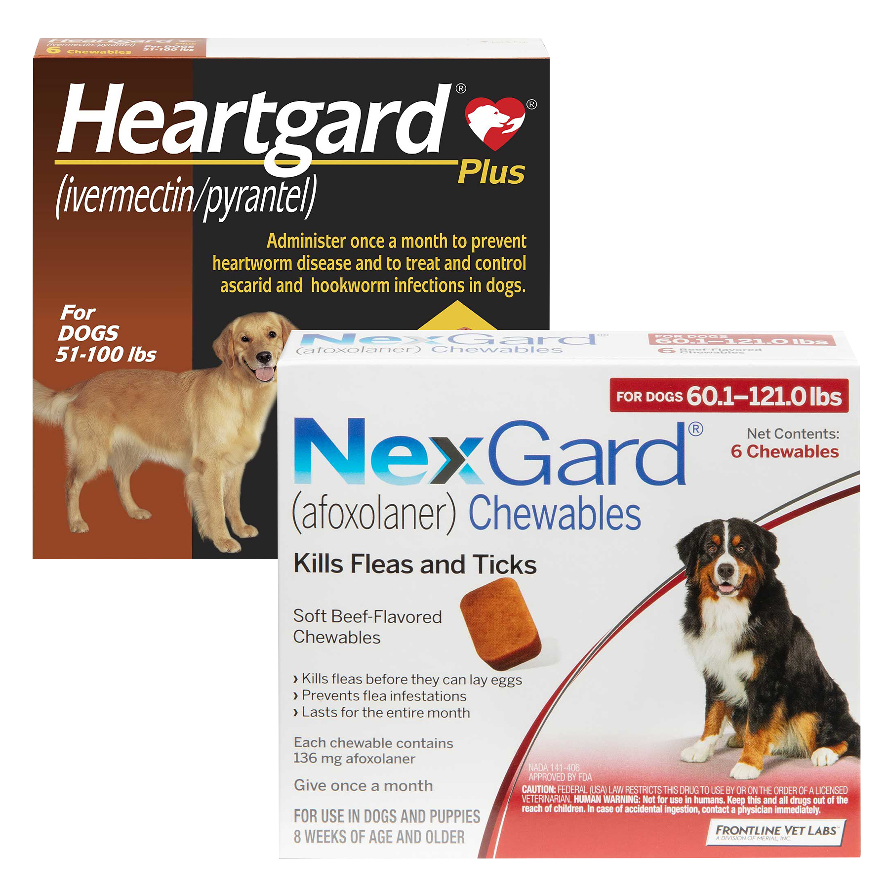 $40 Off 6 Pack Heartgard® Plus and NexGard® Bundles with AutoShip with code BEST-product-tile