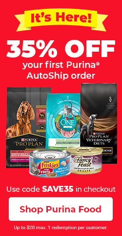 Get 35% OFF your first Purina AutoShip order | Use code SAVE35